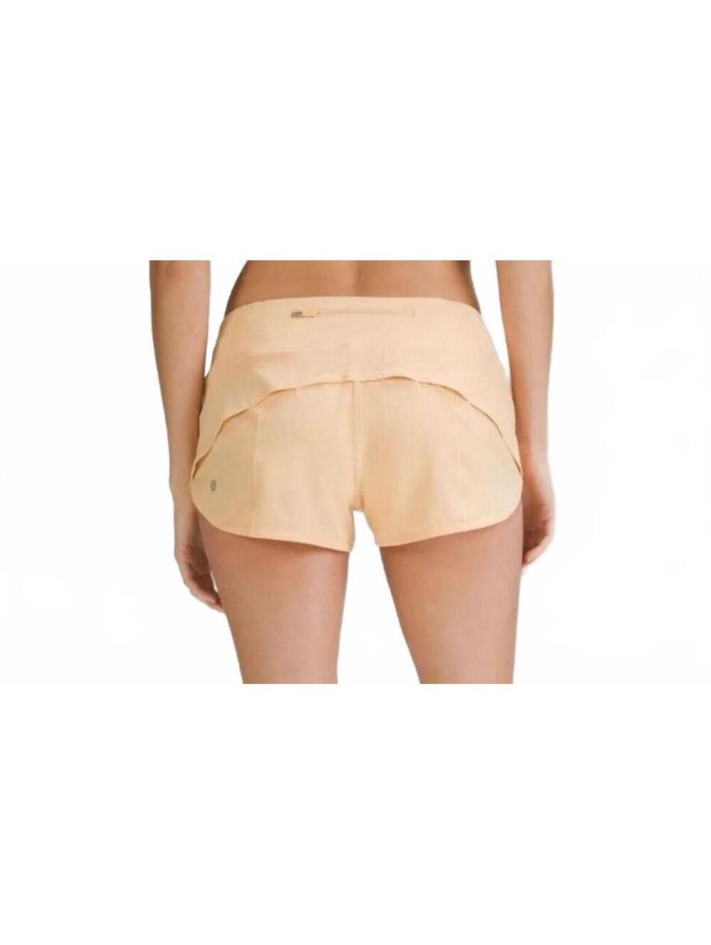 Lululemon Speed Up Low-Rise Lined Short 2.5" Summer Glow Size 8